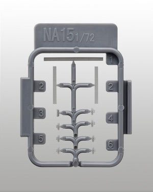 Fine Molds NA15 Rear view mirror and Formation light for Jet fighter 1/72 – zdjęcie 3