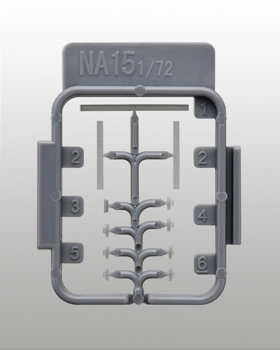 Fine Molds NA15 Rear view mirror and Formation light for Jet fighter 1/72 – zdjęcie 3