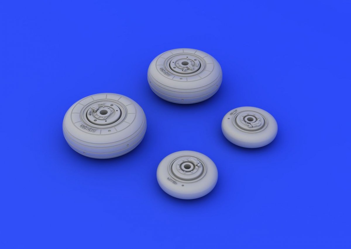 Eduard 672090 MiG-29 wheels 1/72 (TRUMPETER) – image 3