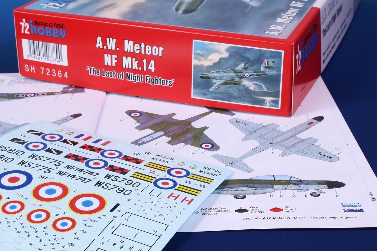 Special Hobby 72364 AW Meteor NF Mk.14 &amp;#39;The Last of Night Fighters&amp;#39; 1/72 – image 2