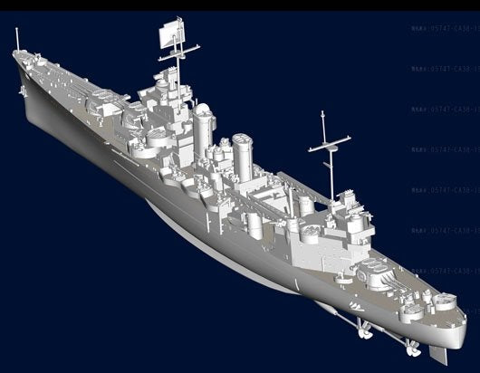 Trumpeter 05747 USS San Francisco CA-38 1944 1/700 – zdjęcie 5