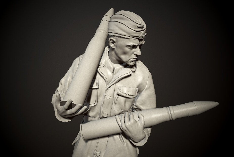 Panzer Art FI35-101 Waffen-SS tanker preparing ammo No.1 1/35 – zdjęcie 2