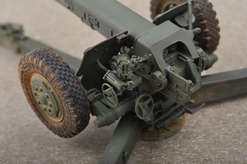 Trumpeter 02329 Soviet D-30 122mm Howitzer - Late Version 1/35 – zdjęcie 14