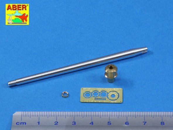 Aber 35L-186 US 76 mm M1A2 barrel with muzzle brake for Sherman M4A3E8 tank 1/35 – image 3