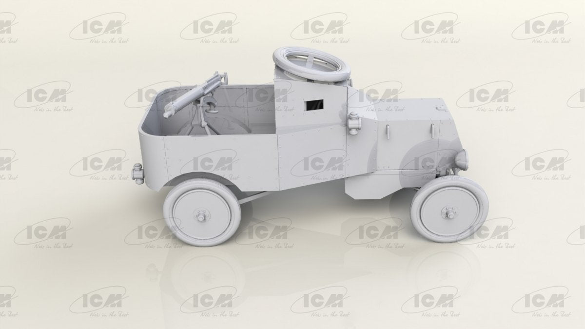 ICM 35670 Model T RNAS Armored Car with WWI British Tank Crew 1/35 – image 9