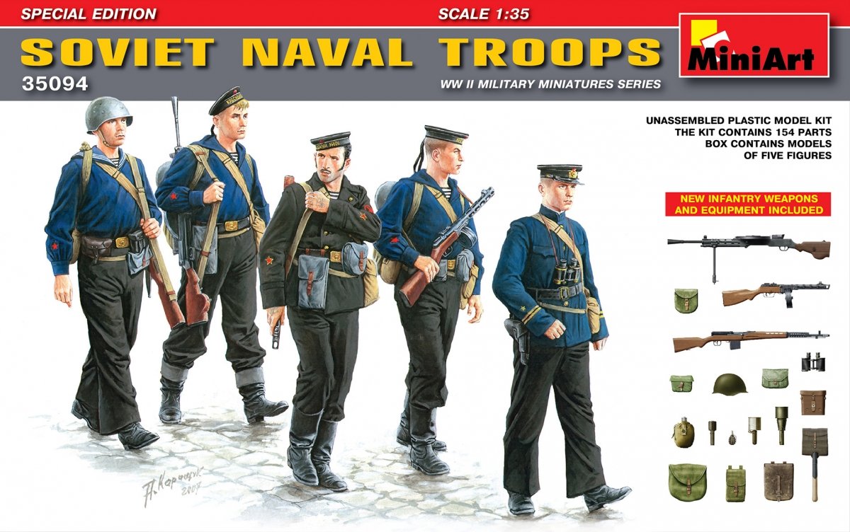 MiniArt 35094 SOVIET NAVAL TROOPS 1/35