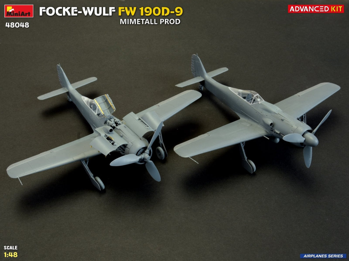 MiniArt 48048 FOCKE-WULF FW 190D-9. MIMETALL PROD. ADVANCED KIT 1/48