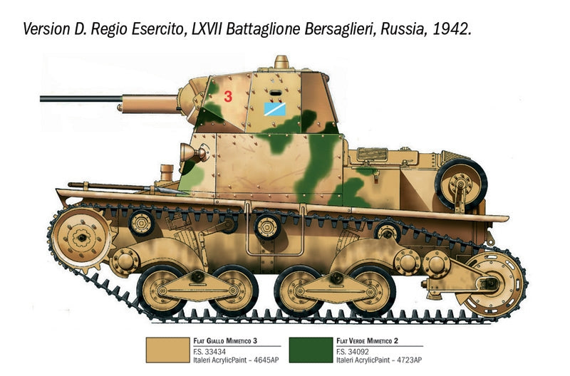 Italeri 96553 Carro Armato L6/40 1/35