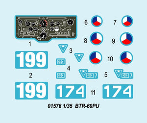 Trumpeter 01576 BTR-60P BTR-60PU 1/35 – zdjęcie 3