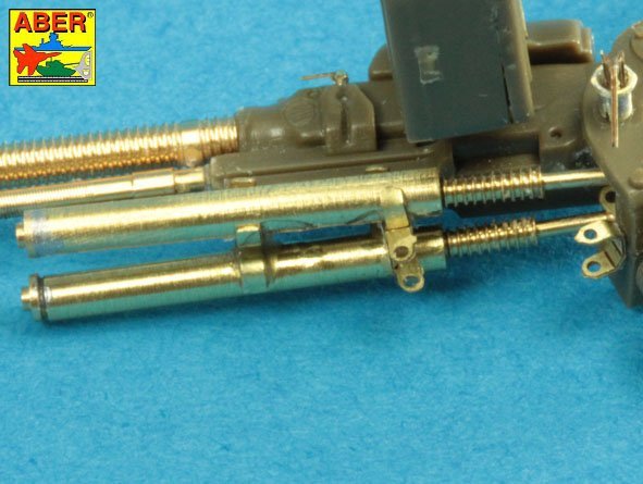 Aber 35L-114 Barrel for Russian 12,7mm heavy machine gun DShK, WWII version (JS-2:; JS-3; JSU-152) 1/35 – immagine 20