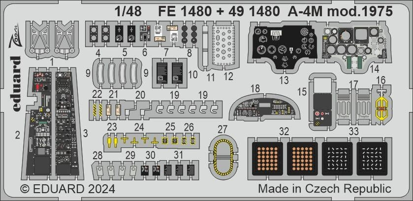 Eduard 491480 A-4M mod. 1975 MAGIC FACTORY 1/48 – zdjęcie 4
