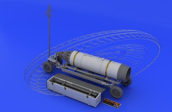Eduard 648046 Rocket launcher B-8M1 and loading cart 1/48 – image 6