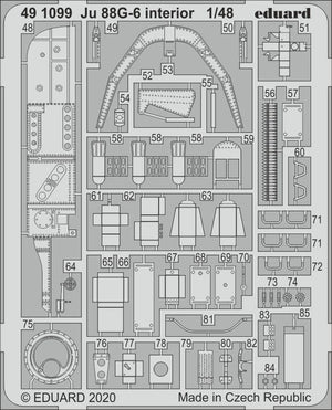 Eduard 491099 Ju 88G-6 interior 1/48 DRAGON – image 2