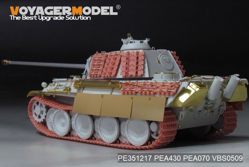 Voyager Model PE351217 WWII German Panther G early ver.Basic (For MENG TS-052) 1/35 – zdjęcie 4