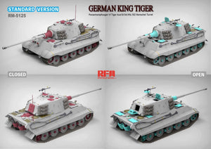 Rye Field Model 5125 German King Tiger Ausf.B Sd.Kfz.182 Henschel Turret 1/35 – image 2
