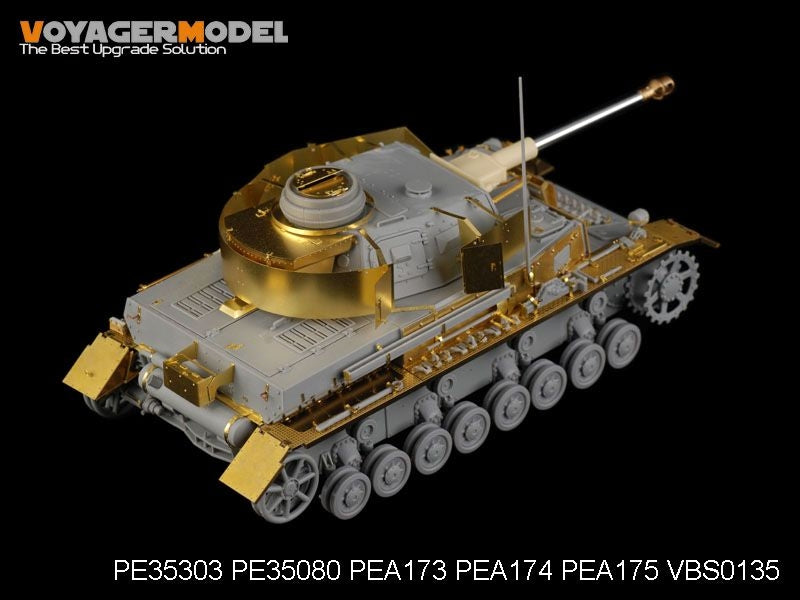 Voyager Model PE35303 WWII German Panzer.IV Ausf.D mit 75mm Kw.K.40 L/43 basic For DRAGON 6330 1/35 – zdjęcie 4