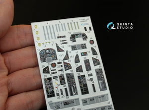 Quinta Studio QD48073 F-105G 3D-Printed &amp;amp; coloured Interior on decal paper (for HobbyBoss kit) 1/48 – zdjęcie 5