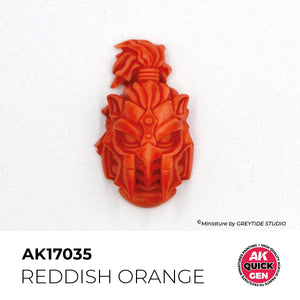 AK Interactive AK17035 REDDISH ORANGE – QUICK GEN COLOR 18ml