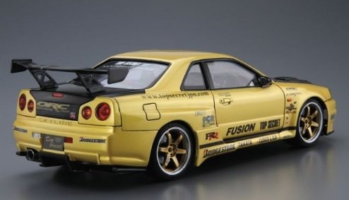 Aoshima 05984 Top Secret BNR34 Skyline GT-R &amp;#39;02 1/24 – zdjęcie 3