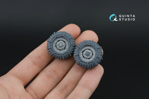 Quinta Studio QT35012 Dodge WC Family tyre set with chains (Zvezda) 1/35 – zdjęcie 7