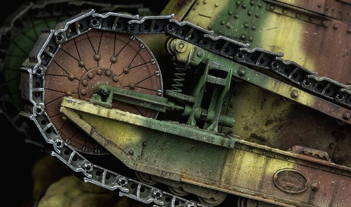 Meng Model TS-011 FRENCH FT-17 LIGHT TANK (RIVETED TURRET) 1/35 – zdjęcie 8