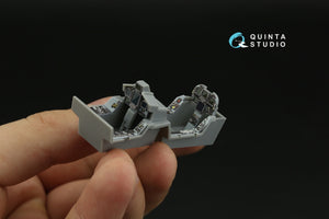 Quinta Studio QDS-48373 F/A-18F late / EA-18G 3D-Printed &amp;amp; coloured Interior on decal paper (Hobby Boss) (small version) 1/48 – zdjęcie 7