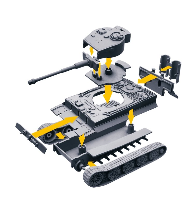 Italeri 34103 TIGER - WoT - Easy to Build 1/72 – zdjęcie 2