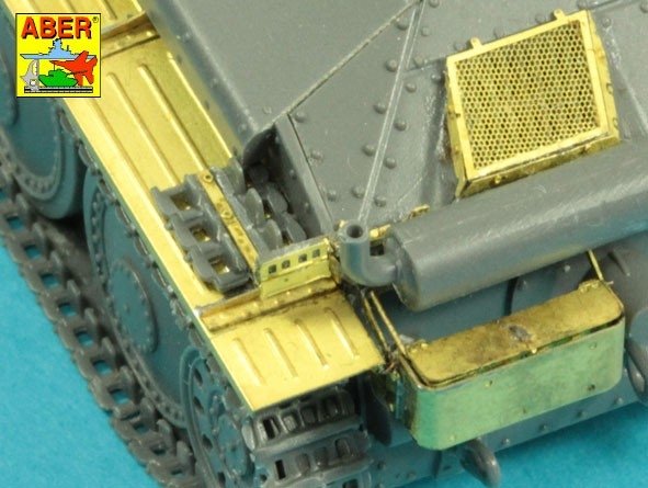 Aber 48041 Pz.Kpfw..38 (t) Ausf. E/F/G Niemiecki czołg Pz.38 (t) cz.2-błotniki / German tank Pz.Kpfw. 38 (t) Ausf.. E/F/G Vol.2-Fenders 1/48 – zdjęcie 7
