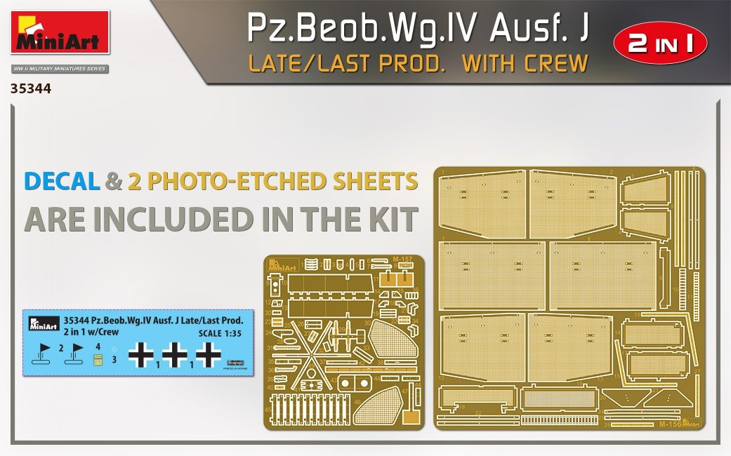 MiniArt 35344 Pz/Beob.Wg.IV Ausf. J Late/Last Prod. 1/35 – immagine 5