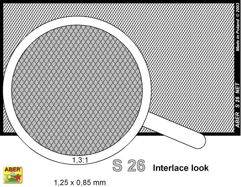 Aber S-26 Net with interlaced mesh 0,8 x 0,8 mm – zdjęcie 2