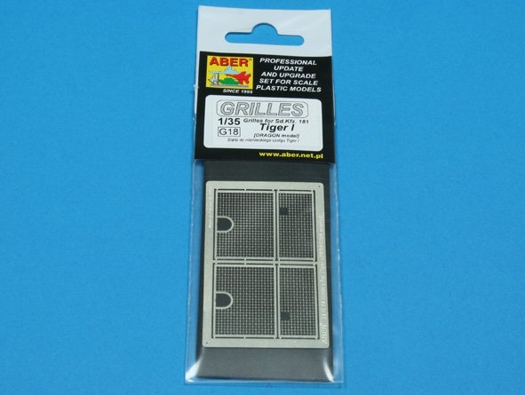 Aber 35G18 Grilles for german tank Sd.Kfz. 181 Tiger I 1/35 – Bild 4