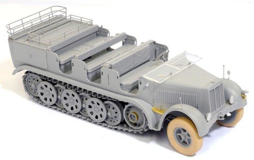 Dragon 6545 Sd.Kfz.7 8t Half-Track Early Production w/Crew 1/35 – zdjęcie 5