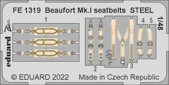 Eduard BIG49360 Beaufort Mk. I PART I ICM 1/48 – zdjęcie 3