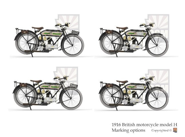 Copper State Models B35-001 British Motorcycle Tr.Model H 1/35 – zdjęcie 2