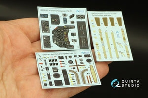 Quinta Studio QD32167 Ju 87D/G 3D-Printed &amp;amp; colored Interior on decal paper (Hasegawa) 1/32 – image 6