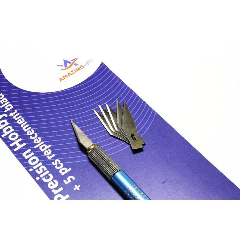 Amazing Art 18598 MODELING SCALPEL KNIFE + 5 BLADES – image 2