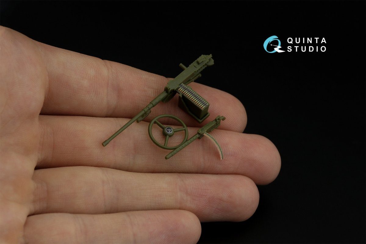 Quinta Studio QD35088 M3A1 Scout 3D-Printed &amp;amp; coloured Interior on decal paper (Zvezda) 1/35 – zdjęcie 3