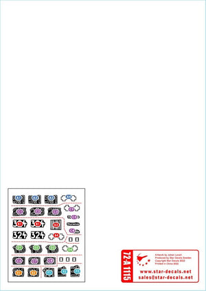 Star Decals 72-A1115 East Front Tigers s.Pz.Abt. 501 1943-44 Tiger I and Befehls-Tiger I Mid production 1/72 – immagine 2