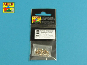 Aber 16115 Turned imitation of Hexagonal bolts 0,85 x 1,30 mm x 30 pcs. 1/16 – zdjęcie 3