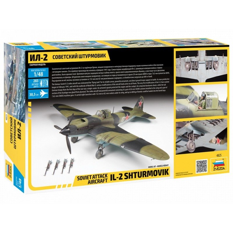 Zvezda 4825 IL-2 Stormovik 1/48 – zdjęcie 2