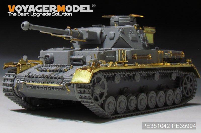 Voyager Model PE351042 WWII German Pz.Kpfw.IV Ausf.F2 Basic For Border BT-003 1/35 – zdjęcie 17