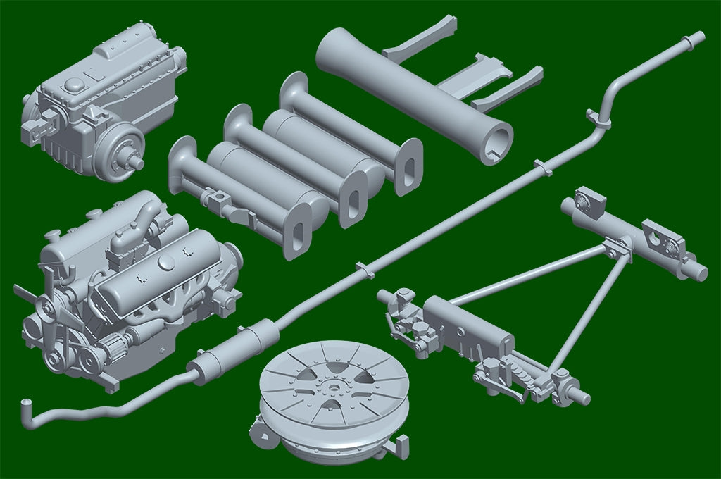 Trumpeter 09575 Schwerer Zugkraftwagen 18 t Sd.Kfz.9 Artillery Version 1/35 – zdjęcie 15