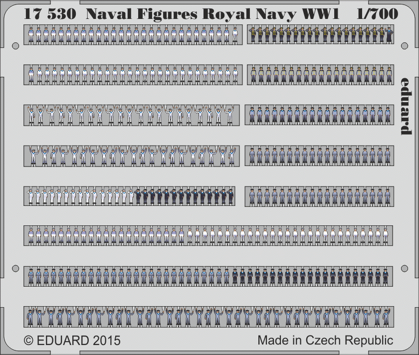 Eduard 17530 Naval Figures Royal Navy 1/700