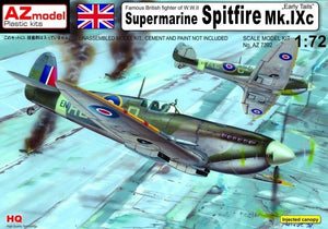 AZ Model AZ7392 Supermarine Spitfire Mk.IXc ,,Early tails&amp;#39;&amp;#39; 1/72