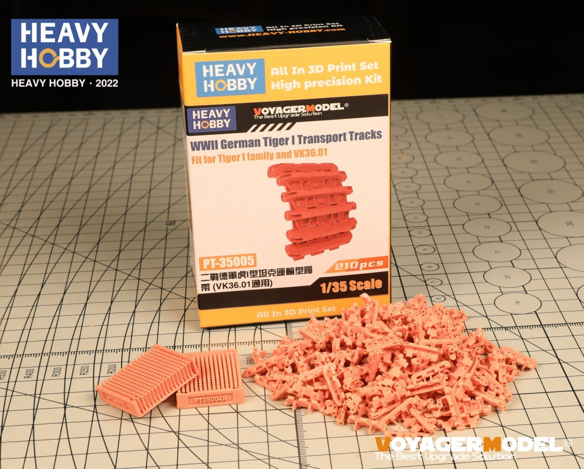 Heavy Hobby PT35005 WWII German Tiger I Transport Tracks 1/35 – image 2