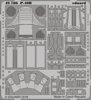 Eduard 49786 P-40B AIRFIX 1/48 – imagen 2