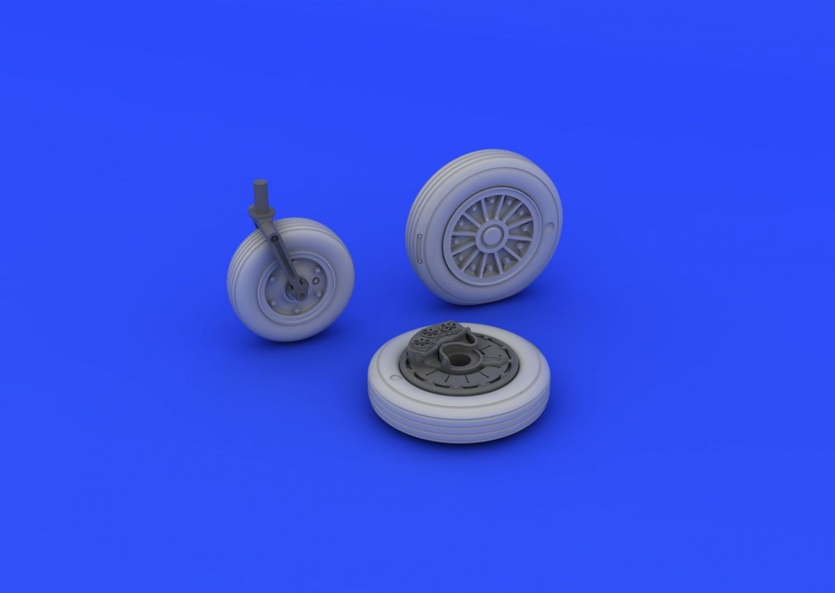 Eduard 648213 A-4E wheels early 1/48 (EDUARD, HASEGAWA) – image 3