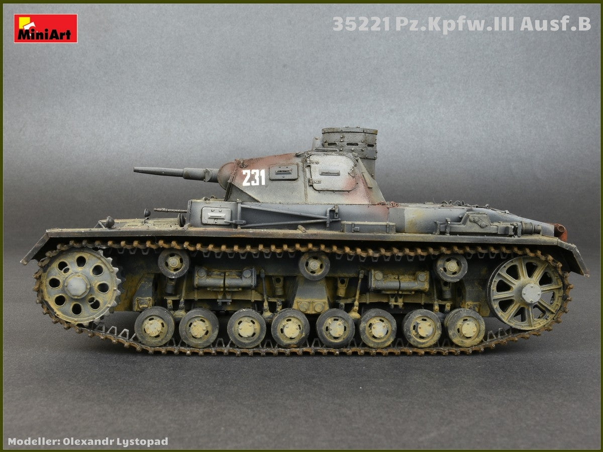 MiniArt 35221 Pz.Kpfw.III Ausf.B w/Crew 1/35 – zdjęcie 9