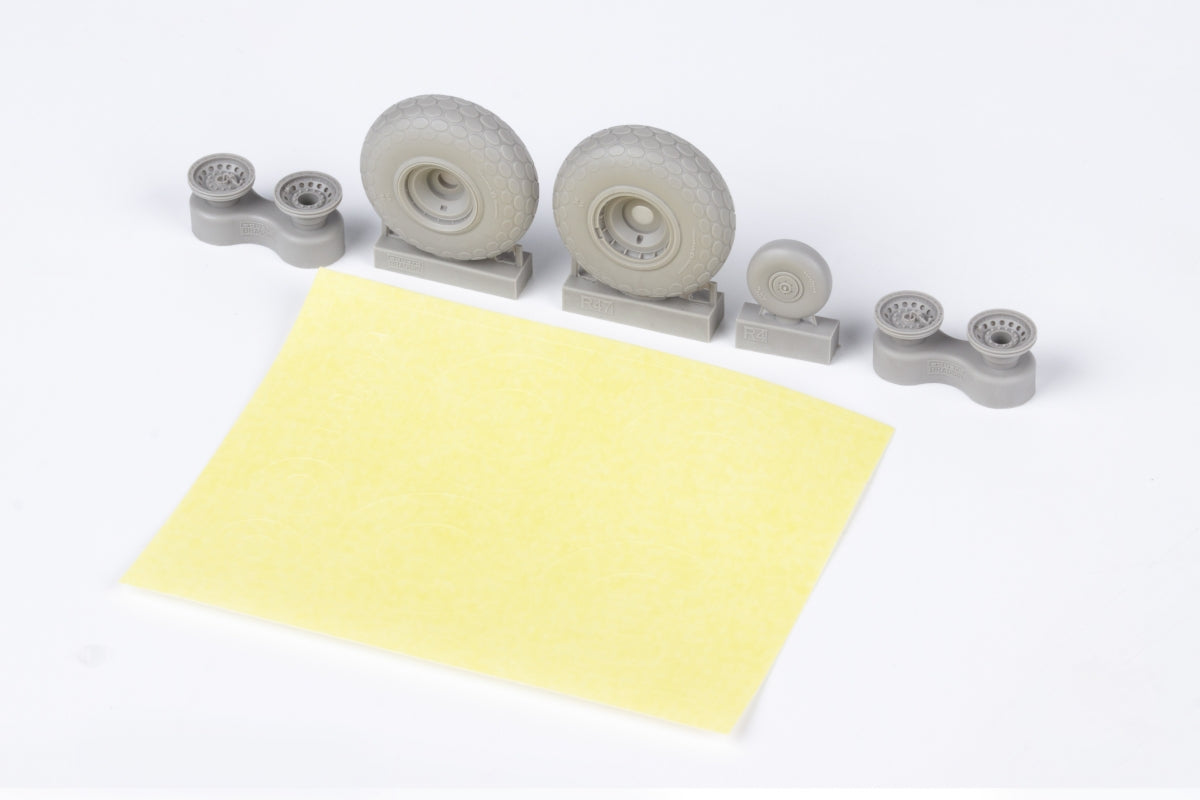 Eduard 6481026 B-17F wheels oval tread EDUARD 1/48 – zdjęcie 3