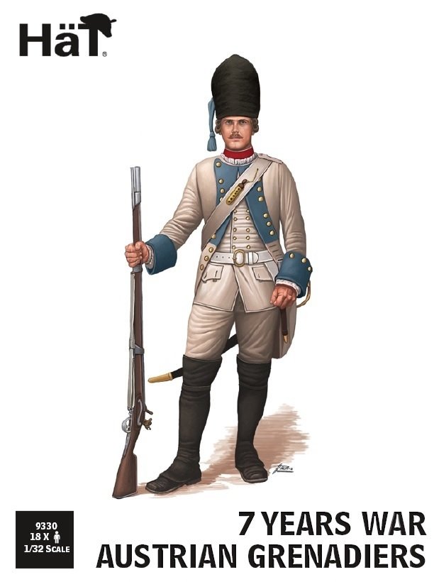 Hat 9330 7 Years War Austrian Grenadiers 1/32